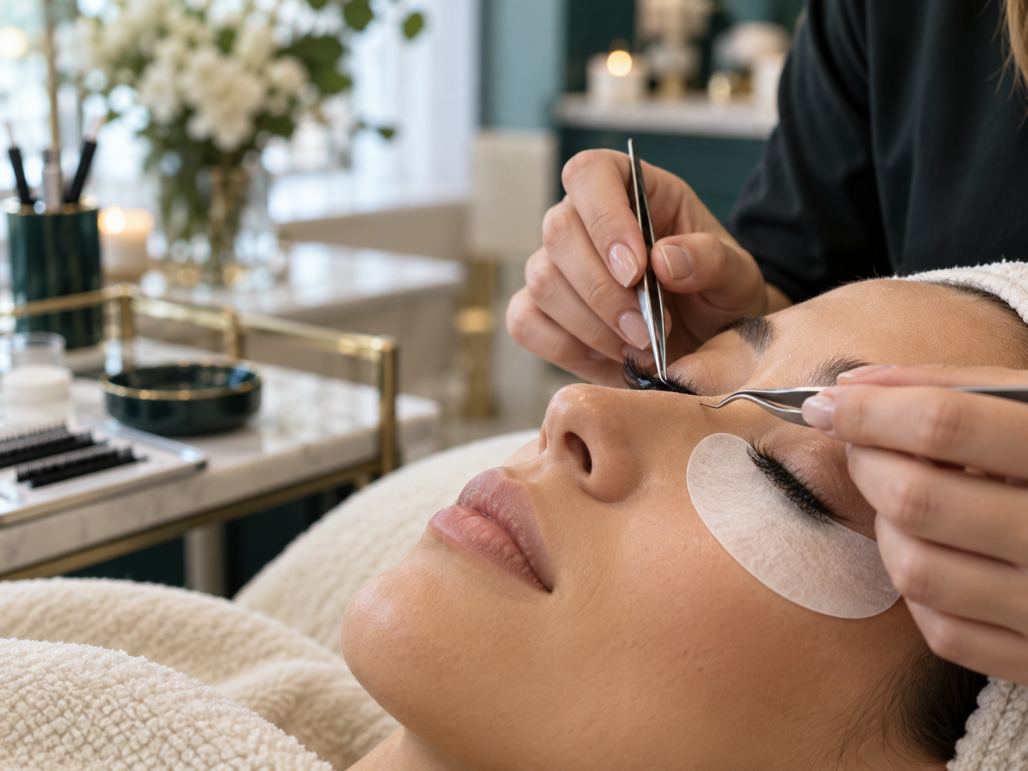 Natural-looking lash clusters