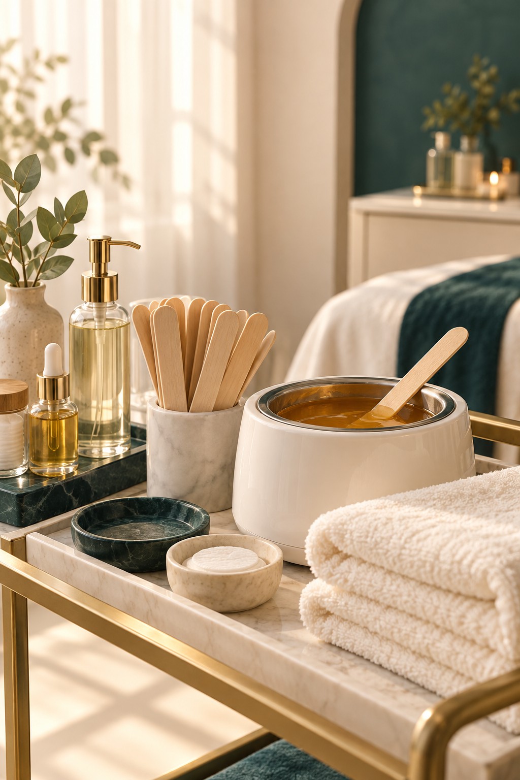 Women's waxing service guide